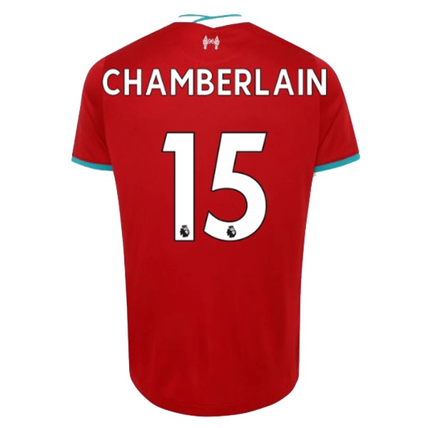 Camiseta Liverpool NO.15 Chamberlain Primera 2020-2021 Rojo